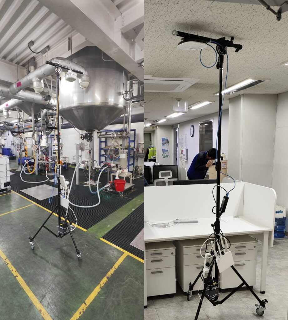 APOS WiFi Survey in an industrial and office environment.
